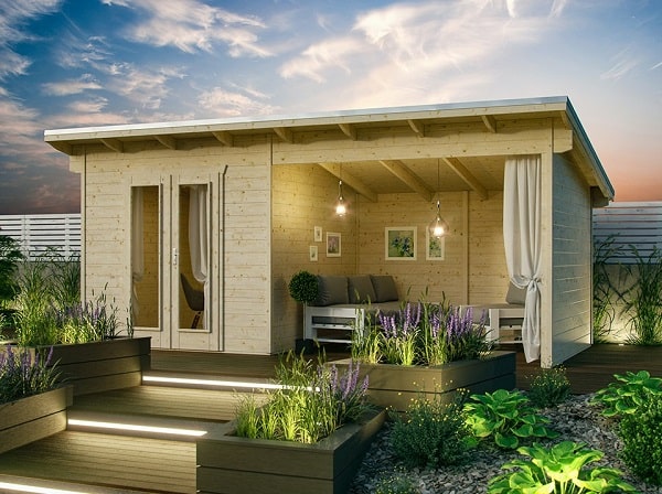 Chalet de jardin de qualité supérieure : l'abri bois haut de gamme !