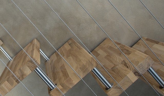 escalier en bois