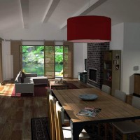salon moderne et bien décoré