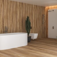 Salle de bain en bois