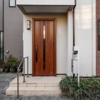 Portée de maison vue de l'exterieur 