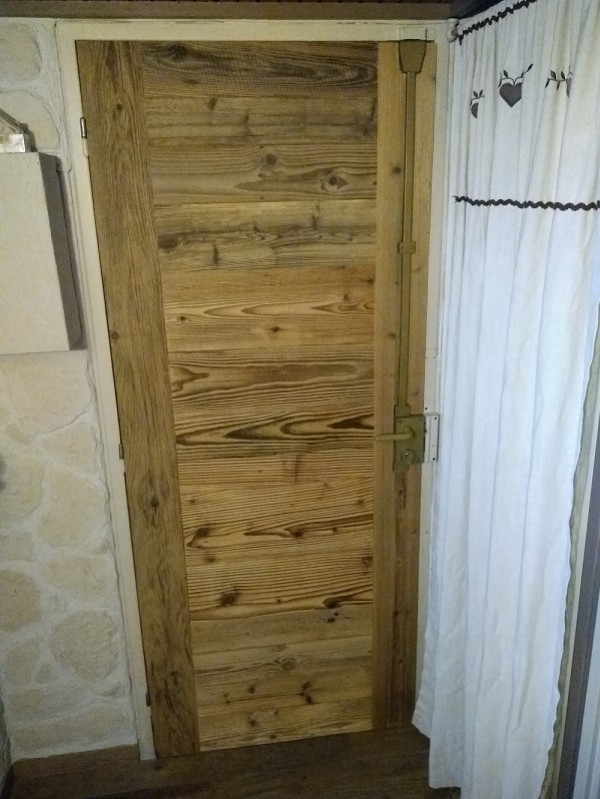 rénovation porte vieux bois