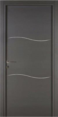  Porte d'intérieur stratifiée Actuality 1900 Anthracite LG18