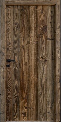Portes vieux bois "Vertical" Marron Beige